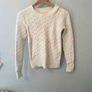 J.Crew Honeycomb Cable Sweater